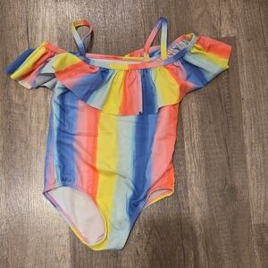 Nautica Multicolor Swimsuit with Ruffle